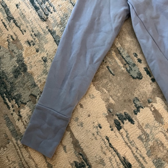 Fabletics NWOT Zaylee Funnel Neck Tunic Faded Denim Blue Size Small - Picture 6 of 8